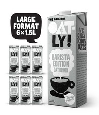 Image of Oatly Barista Edition Large Pack Long Life 6 x 1.5 Litre