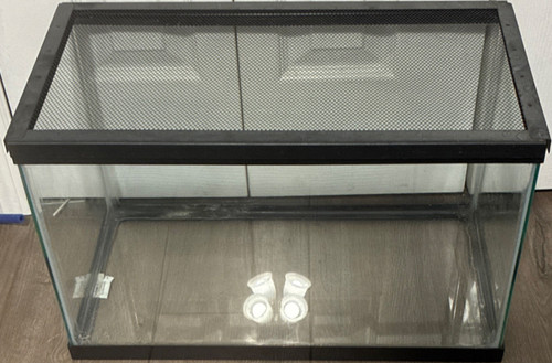 Glass Reptile Tank with Mesh Top Enclosure, 10 gal. 