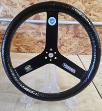 Superior Steering Wheel 15 Flat Steering Wheel Black Outer Black Spoke