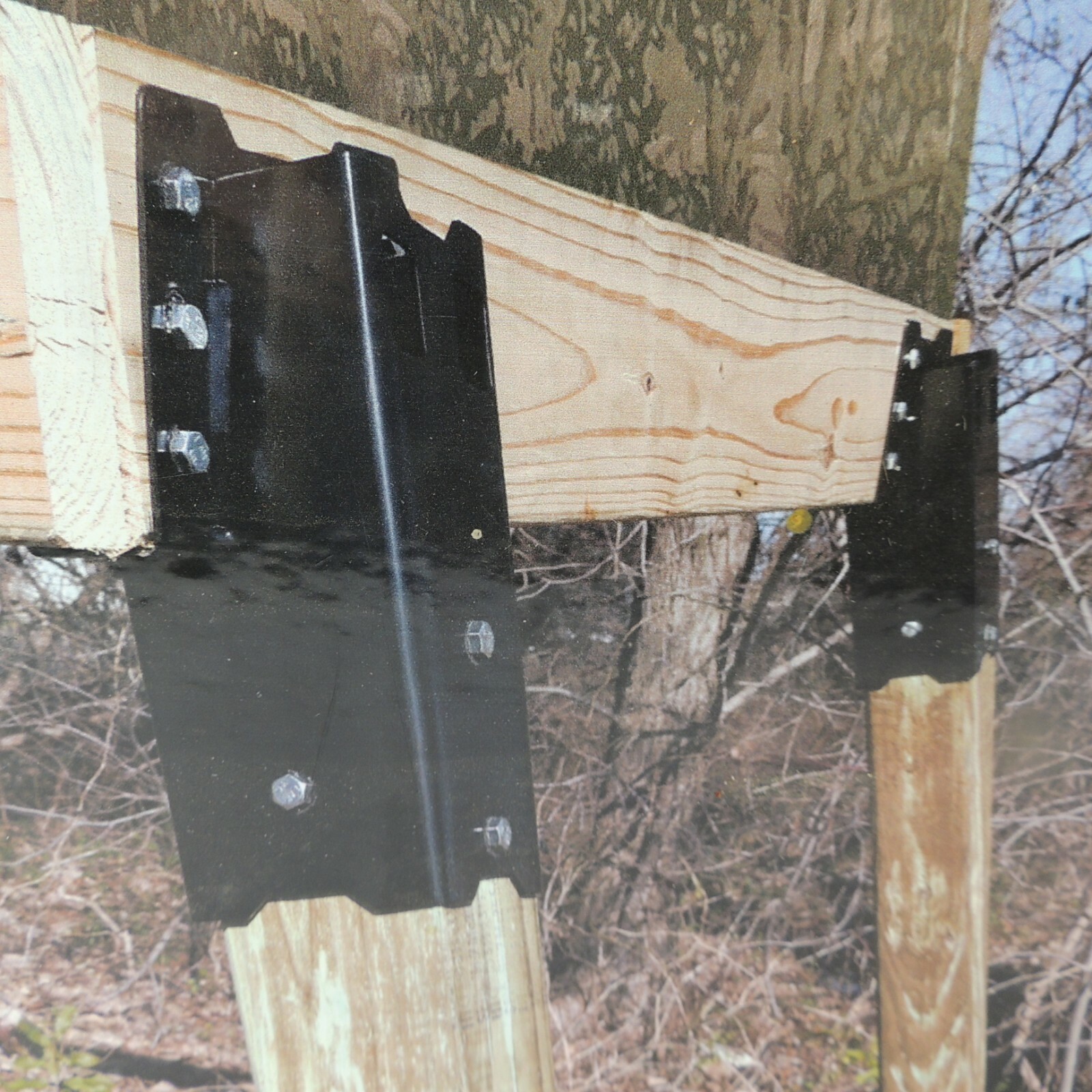 HME Stealth Cam ELEV4PK Blind Post Platform Brackets HD Steel eBay