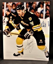 7 Boston Bruins Signed Photos Doak Lazaro Janney Leach Featherstone Huscroft 