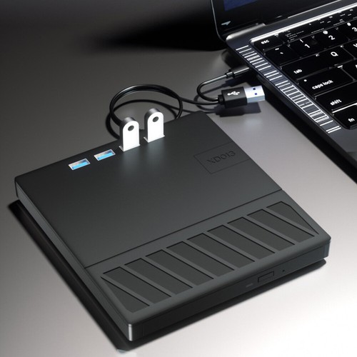 Lecteur optique CD DVD externe USB 3.0 Type C 7 en 1 avec port SD/TF pour ordina - Bild 3 von 10