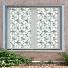 3D Pattern O2062 Window Film Print Sticker Cling Stained Glass UV Block Fa