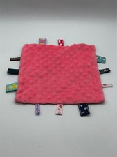 Pink Textured TAG Security Blanket Toy