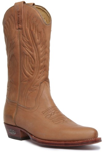 Loblan 194C Unisex Vaquero Tacón Cubano Puntiagudo Botas de Piel Talla Eu 36-46 - Imagen 14 de 25