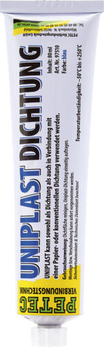 Uniplast Dichtung Motordichtung Petec Universaldichtmasse 80ml blau 97510 - Bild 2 von 2