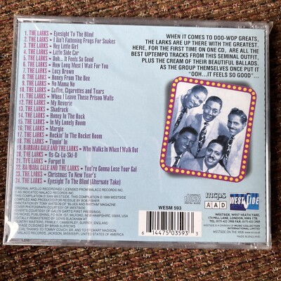 THE LARKS (NEW YORK) - UP WITH THE LARKS: THE UPTEMPO APOLLO