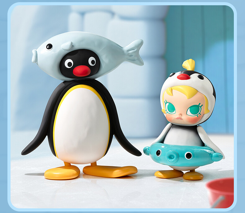 POPMART Baby Molly × PINGU Limited Edition Figure Doll Art POPMART Baby Molly × PINGU Limited Edition Figure Doll Art