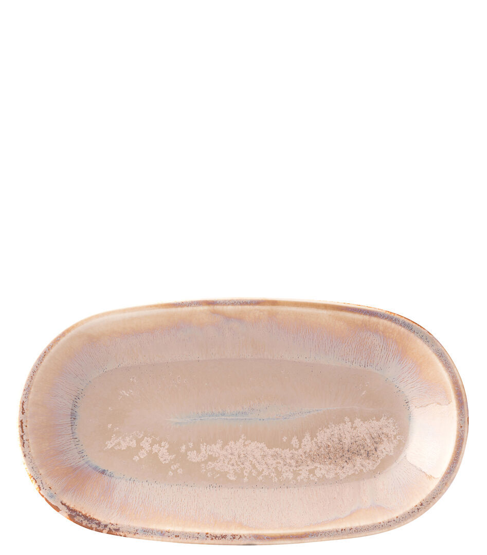 Murra Blush Deep Coupe Plates Porcelain Oval Serving Dish 25 X 15Cm Pack Of 6