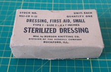 Dyed Sterilized Dressing Army Field Bandage, 4 by 7 Inches