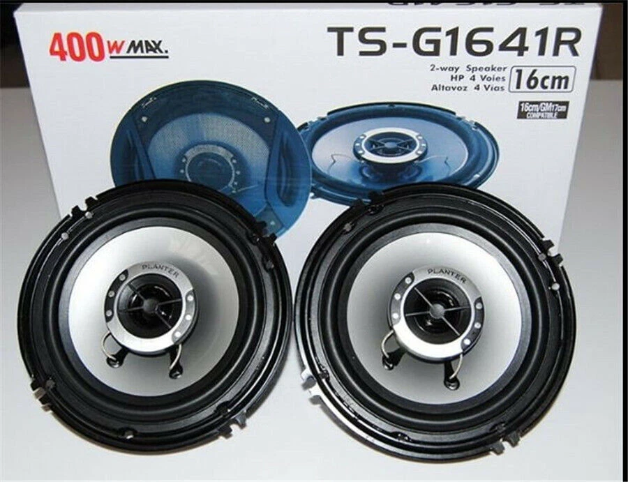2 Piezas 6.5 Pulgadas 12V 400W 90dB Coche SUV Subwoofer Componente Coaxial Altavoz Universal Foto 2 de 4