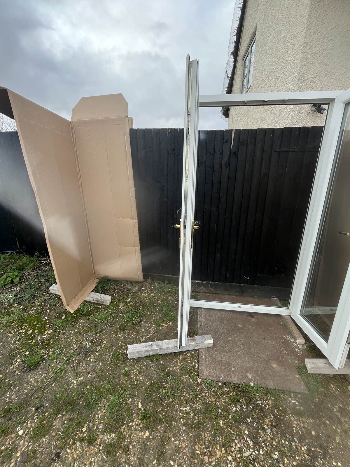 VERY NICE USED UPVC FRENCH DOORS eBay