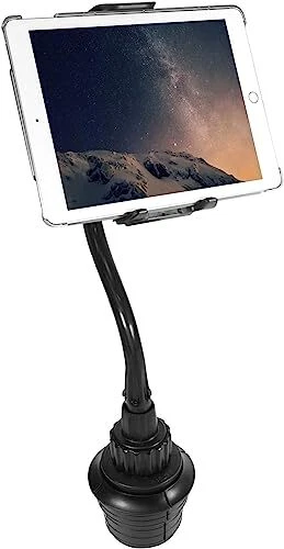 Cup Holder Tablet  iPad Cup Holder Car - 12" Flexible Gooseneck iPad Car  Mount - Image 3 of 4