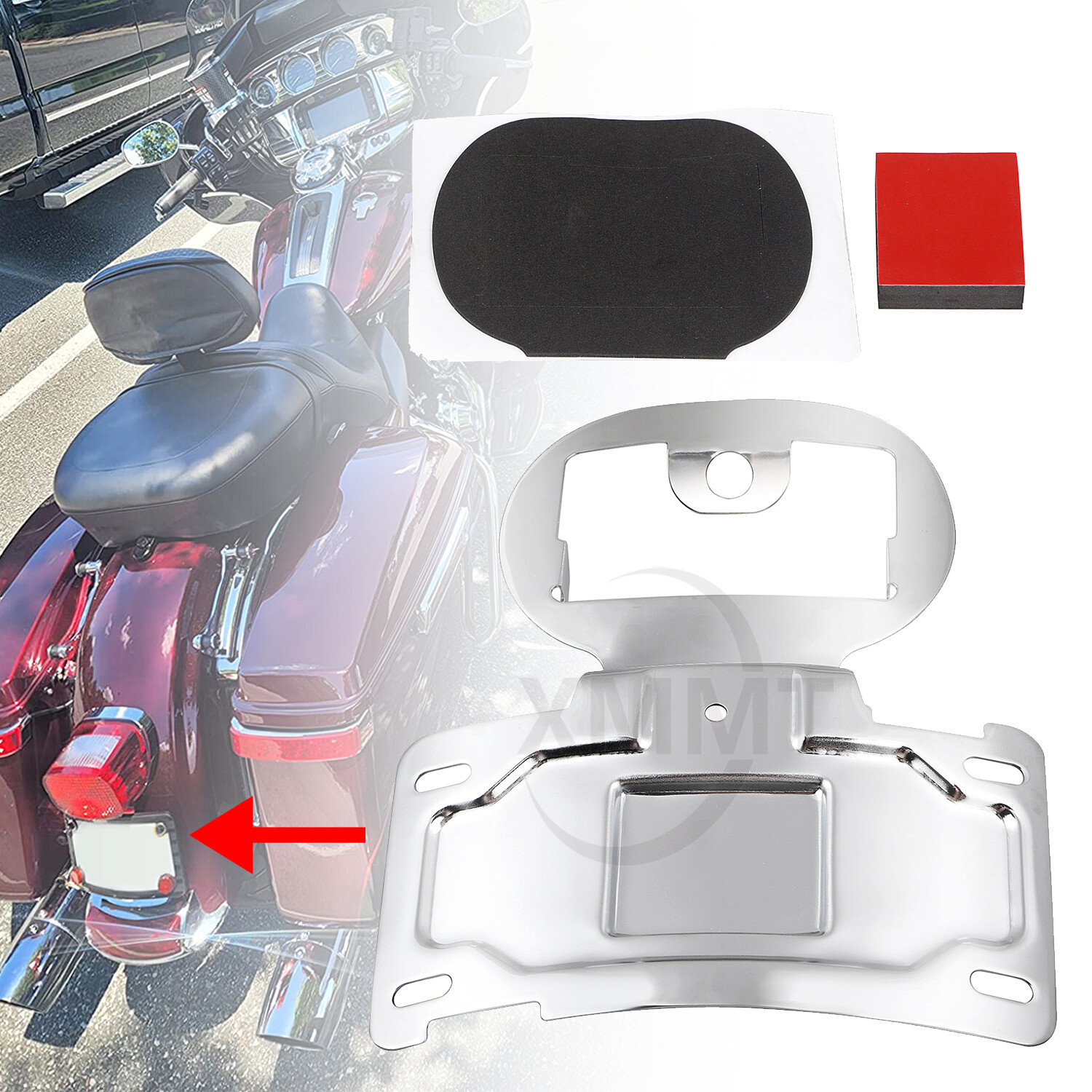 License Plate Relocator Bracket for HARLEY-DAVIDSON SOFTAIL & SOFTAIL SPRINGER e
