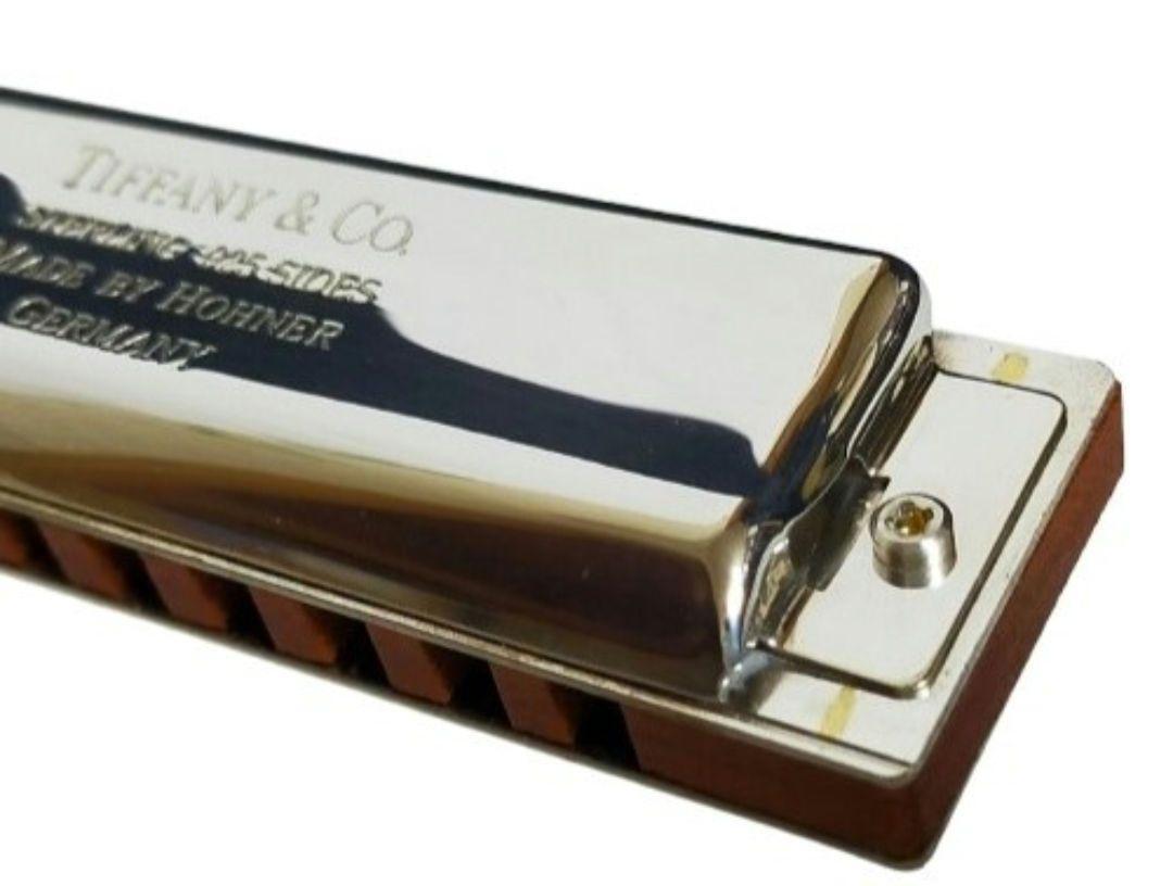Tiffany x Hohner Sterling Silver 925 Harmonica with Case
