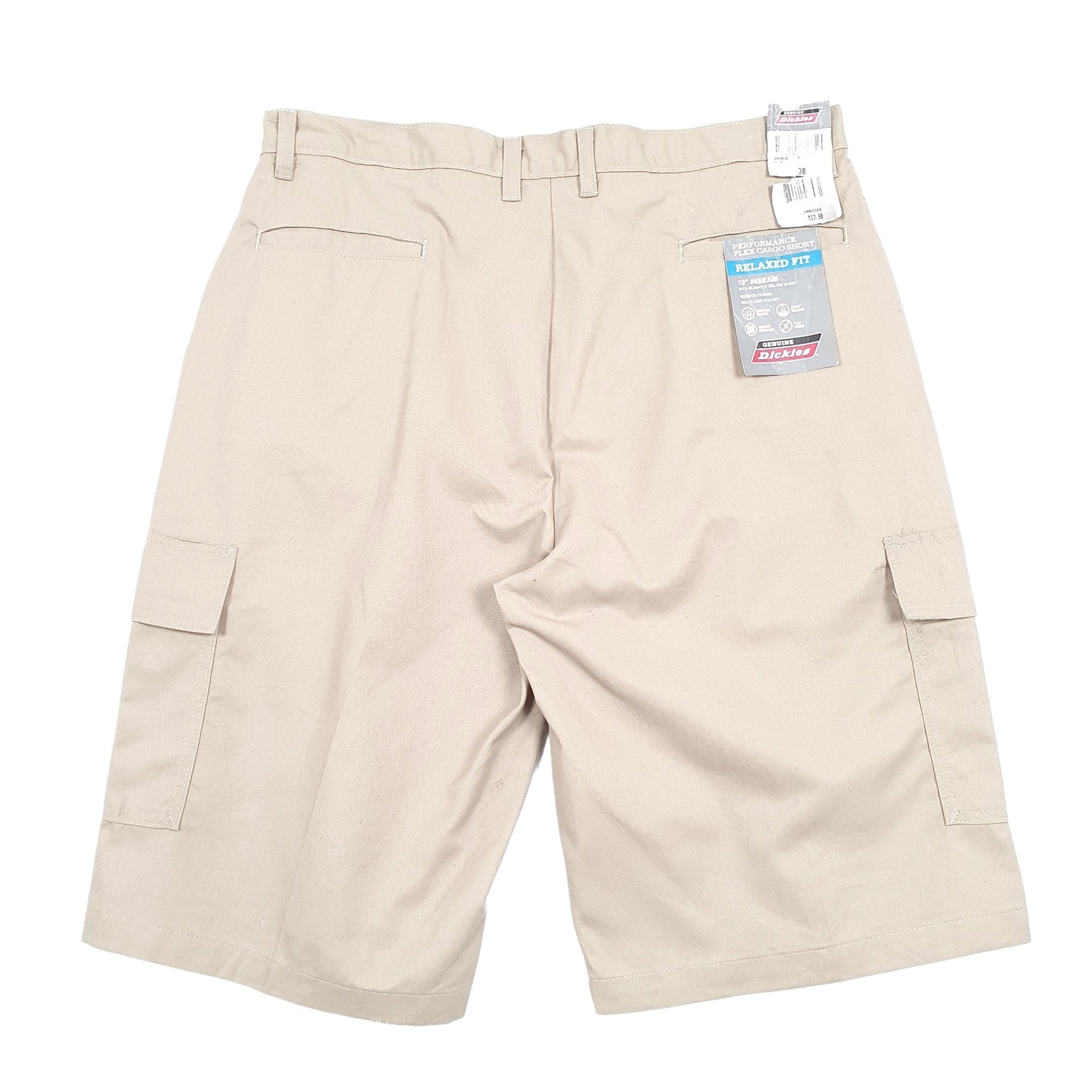 DICKIES Relaxed Beige Cargo Workwear Shorts Mens W38 image 3