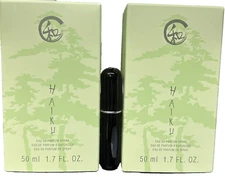 2-Avon Haiku Eau De Perfume Spray 1.7 Fl. Oz WITH TRAVEL SPRAY