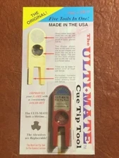 Ultimate Tip Tool RED. Pool Cue Care.