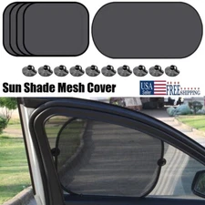5× Universal Car Side Window Sunshade Sun Shade Covers Visor Mesh Screen Shield