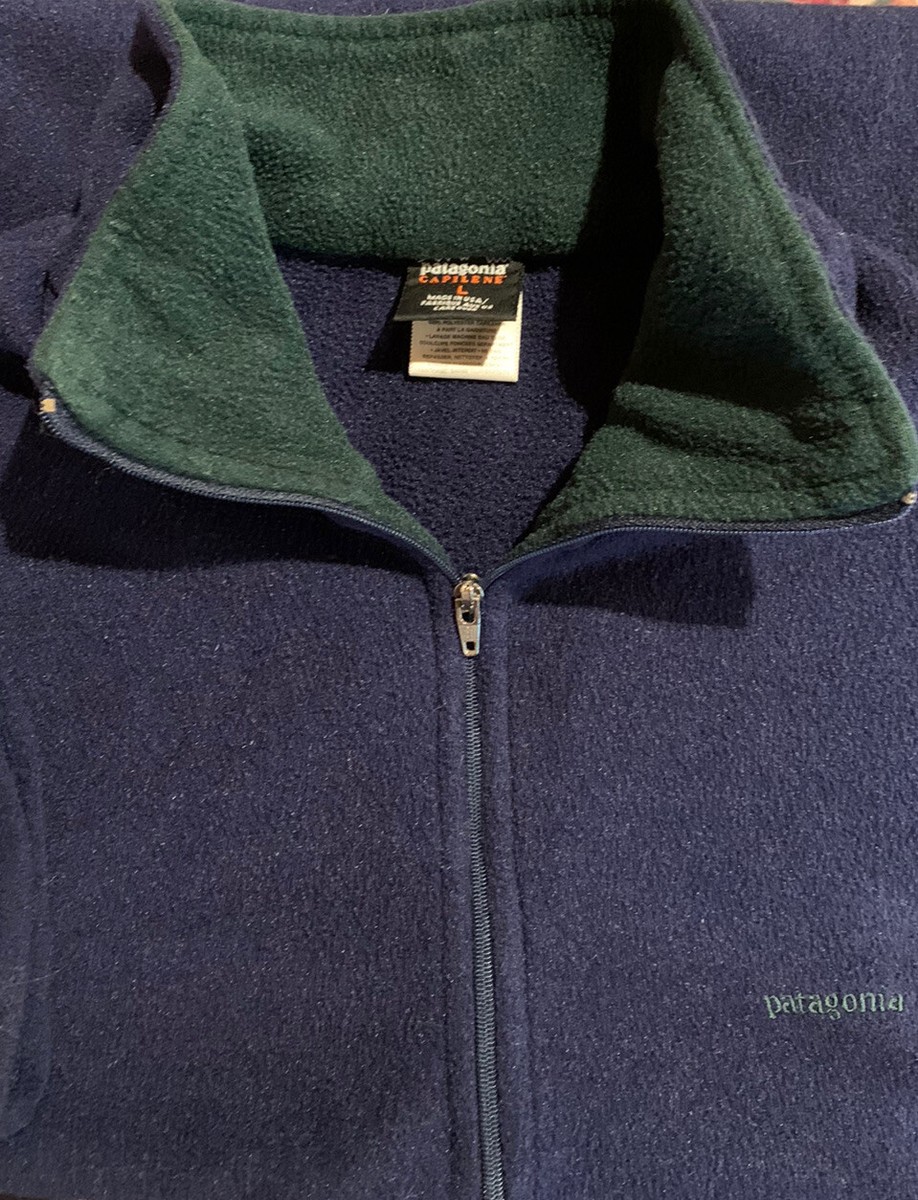 Vintage Patagonia Capilene Fleece 1/4 Zip Pullover Sweater Jacket