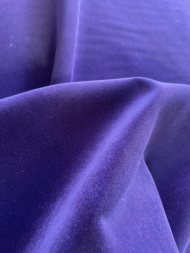 VERN YIP "ROSSI BLACKBERRY" Velvet Upholstery Fabric 24" x 64" USPS Shipping - Picture 3 of 3