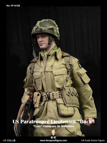 Facepoolfigure US Paratrooper Lieutenant Buck 1/6th Scale Solider Action Figure - Picture 5 of 6