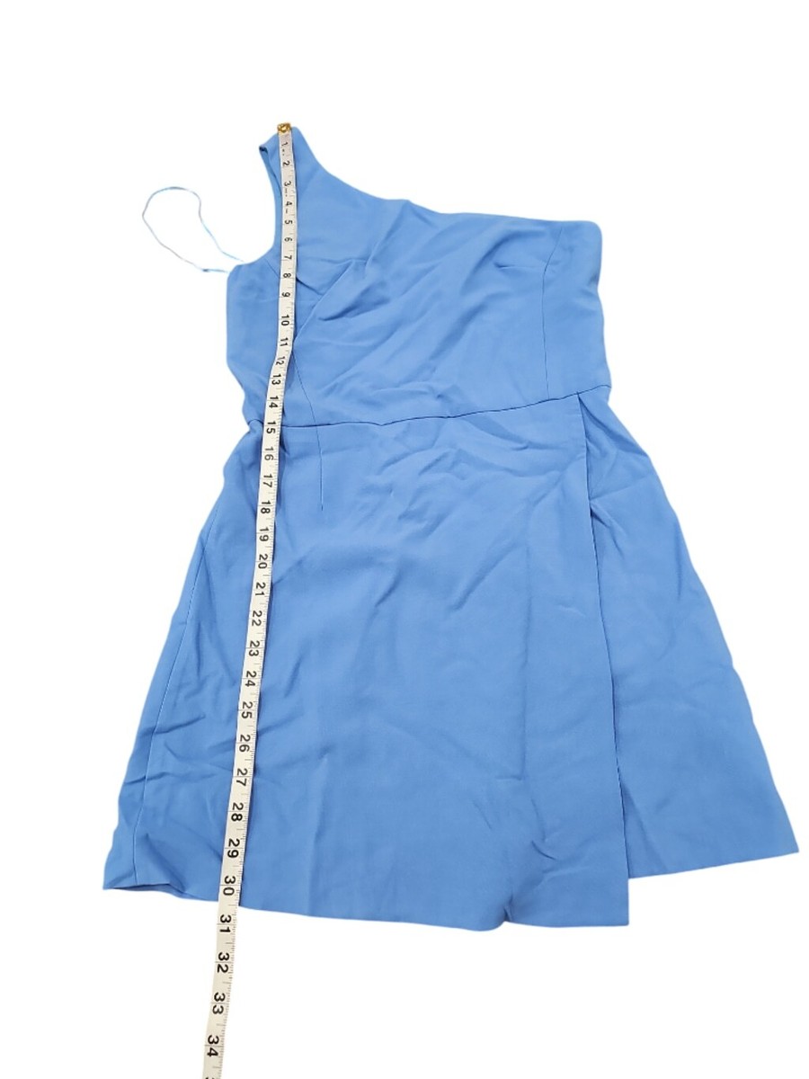 french connection chalk blue dress French Connection Elao Whisper Cut Out Back Dress Chalk Blue