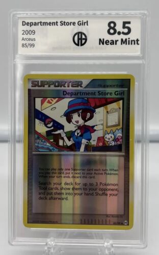 Vtg Department Store Girl Arceus 85/99 Uncommon Reverse Holo CAG 8.5 Near Mint