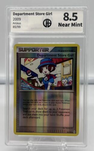 Vtg Department Store Girl Arceus 85/99 Uncommon Reverse Holo CAG 8.5 Near Mint - Picture 1 of 4