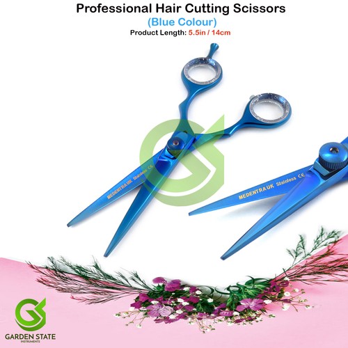Barber Salon Titan Blau Friseur Haarschneideschere Schere 4,5" bis 6" - Bild 3 von 6