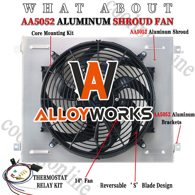 Shroud 14''Fan Relay Fit  67-1970 Ford Mustang/ Falcon/ Fairlane/ Mercury Comet.