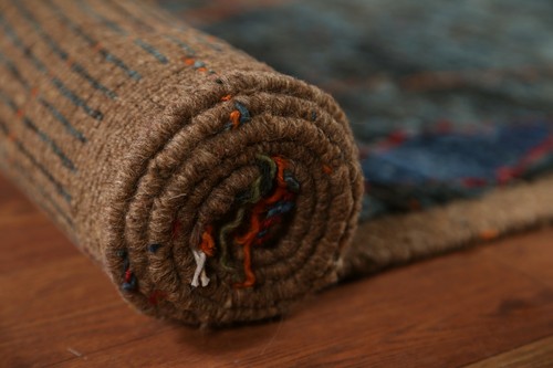 Thick Plush Modern Moroccan Berber 3x10 Runner Rug Handmade Wool Carpet - Picture 9 of 12