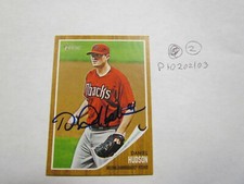 2011 Topps Heritage Daniel Hudson Signed Baseball Card