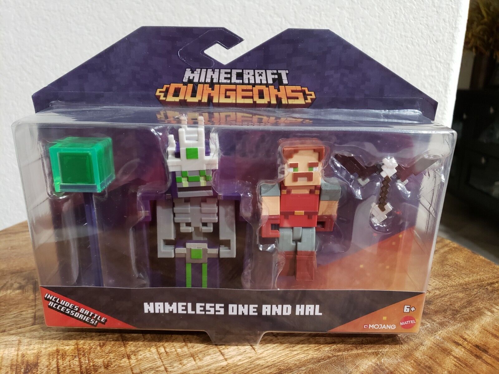Minecraft DUNGEONS NAMELESS ONE AND HAL Action Figures - NEW 