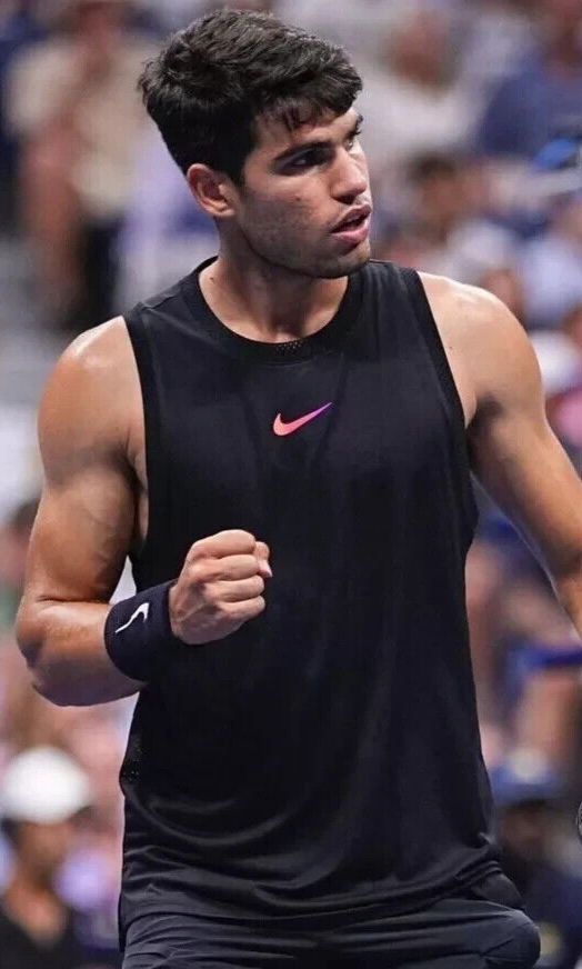 ナイキ　アルカラス　テニス　タンクトップ　JP:L Nike Court Men's Carlos Alcaraz US Open 2024 Slam Tennis