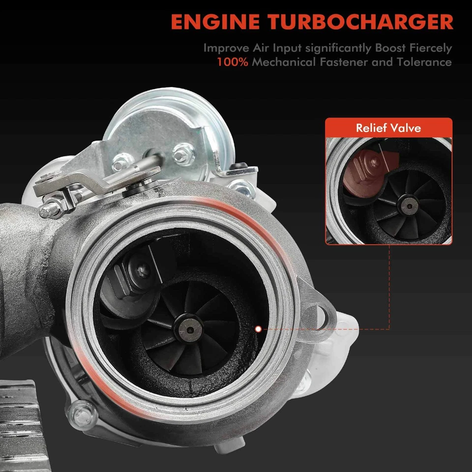 1x Turbo Turbocompressor para BMW X5 xDrive35i 2011 2012 2013 2014 L6 3.0L AWD B03 - Imagem 4 de 4