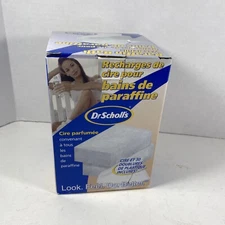 Dr Scholls 2 Pound WAX REFILLS for PARAFFIN BATH w 30 Plastic Liners Scented New