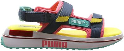 Puma Future Rider Sandals Game BG Blue Yellow Bubble Gum  display picture 2