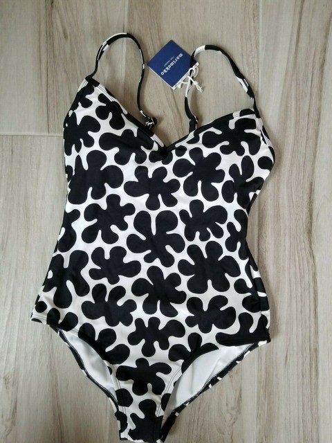 target black and white bathing suit