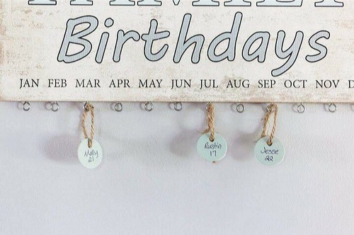 Family Birthday Celebration Hanging Wall Decor Plaque Crafts New - Picture 3 of 6