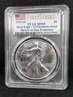 2021-(S)  Silver Eagle $1 PCGS MS69 First Strike Emergency Issue #7014