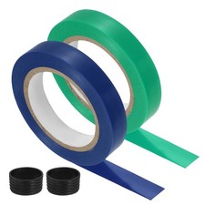 2 Set Grip Fishing Tape with Racquet Grip Band Ring 32.8ft Blue/Green