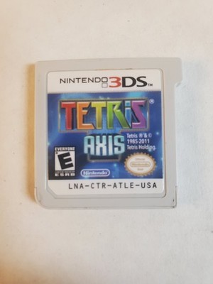 Tetris Axis (Nintendo 3DS, 2011) 3DS Cartridge Only Tested & Works