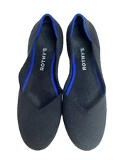Rothy's The Flat Women's Black Solid Round Toe Slip On Ballet Shoes US Size 7