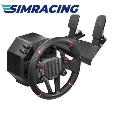 Original T598P Direct Drive Wheel + Base + Raceline Pedals LTE for PS5/PS4/PC