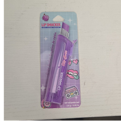 Lip Smacker Grape Gusher Lip Gloss Roll-On Grape Purple Glossy 0.09 oz