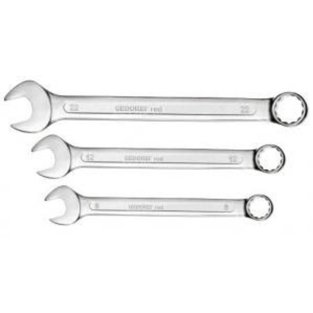 Jeu de cles mixtes Gedore RED 15 pieces R09105015 ouverture standard