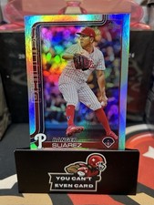 2025 Topps Series 1 Ranger Suarez Rainbow Foil Card #56!! Phillies