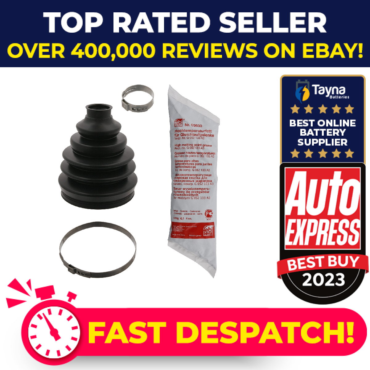 CV Joint Boot fits VW C.V. Driveshaft Gaiter 1K0498203D 1K0498203DSK 2Q0498203B