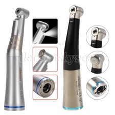 1:1 Contra Angle E-generator / Fiber Optic LED Low Speed Handpiece UK Dental